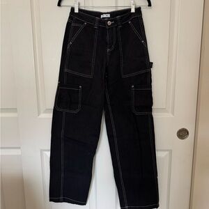 Garage Women’s Cargo Pants with Contrast Stitching